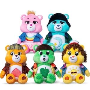 Stranger Things Fun Size Care Bears - Set of 5